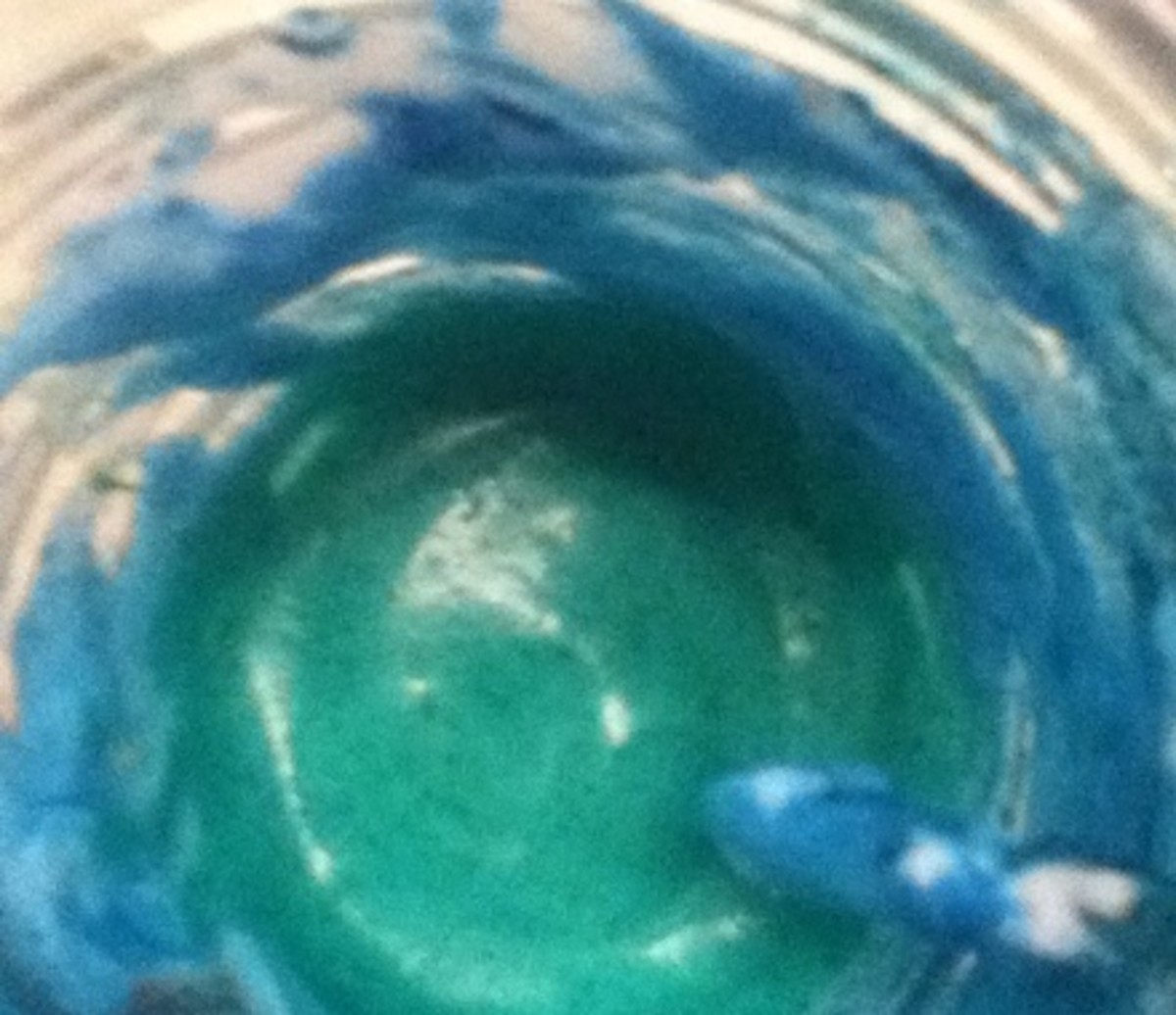 Conditioner and food coloring