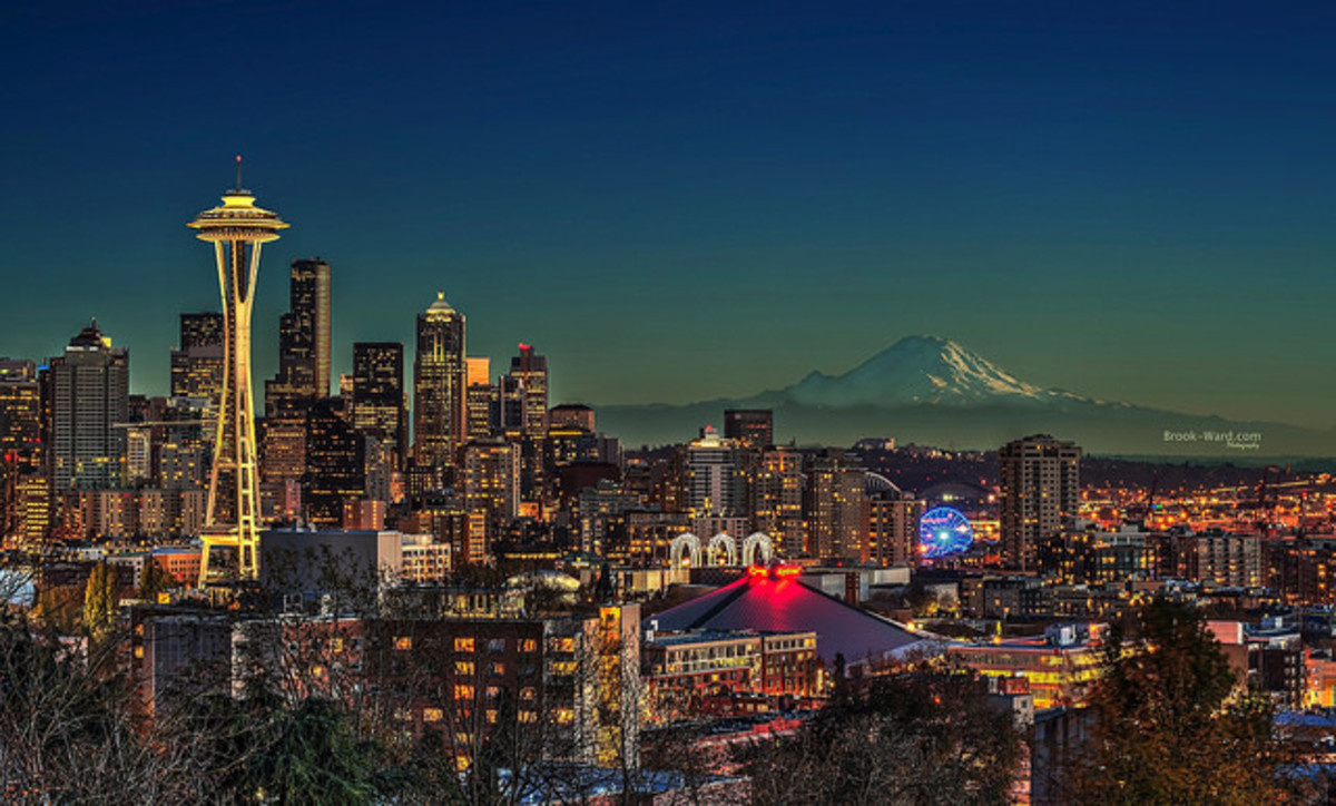 Seattle skyline.