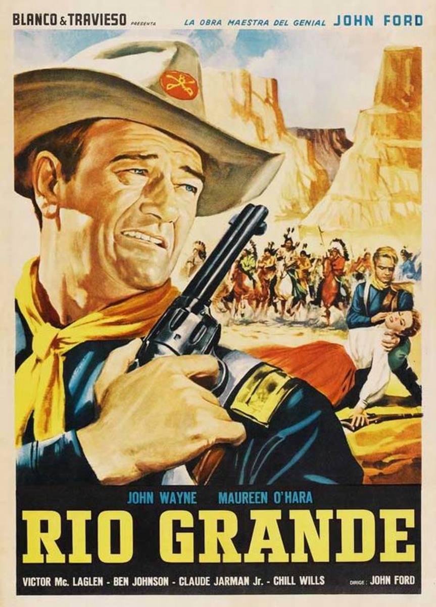Rio Grande (1950) Spanish poster