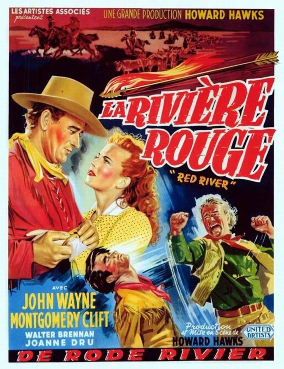 Red River (1948) Belgian poster