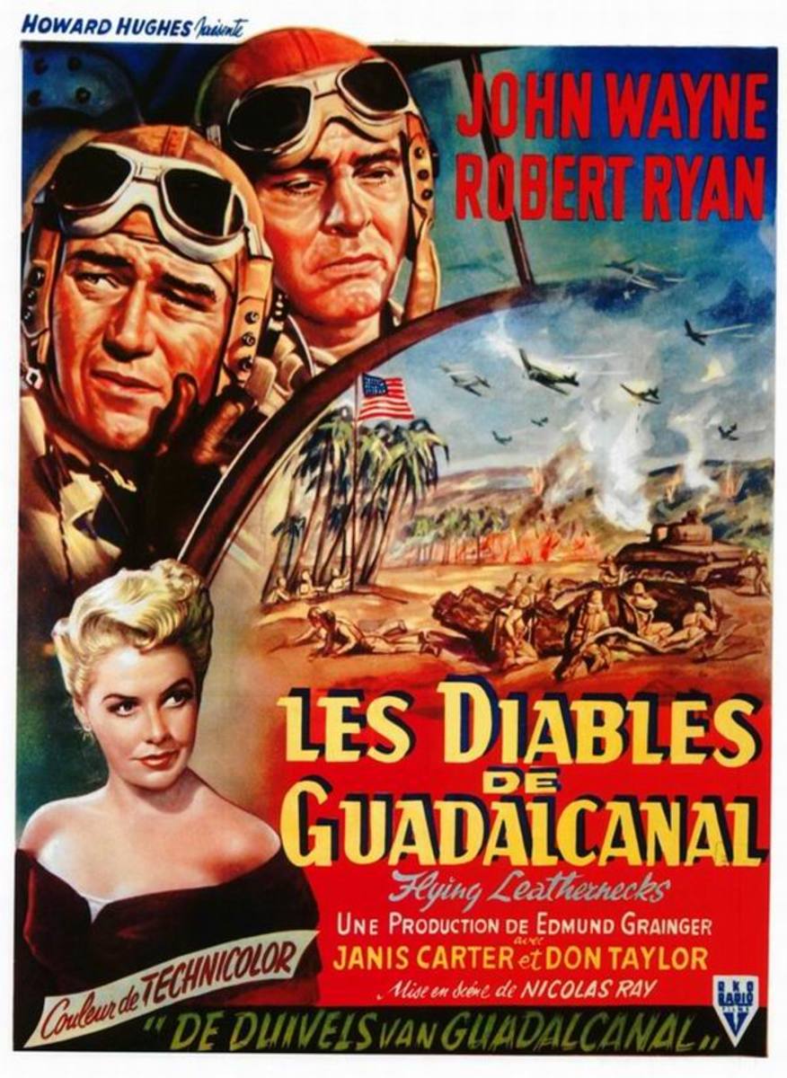 Flying Leathernecks (1951) Belgian poster