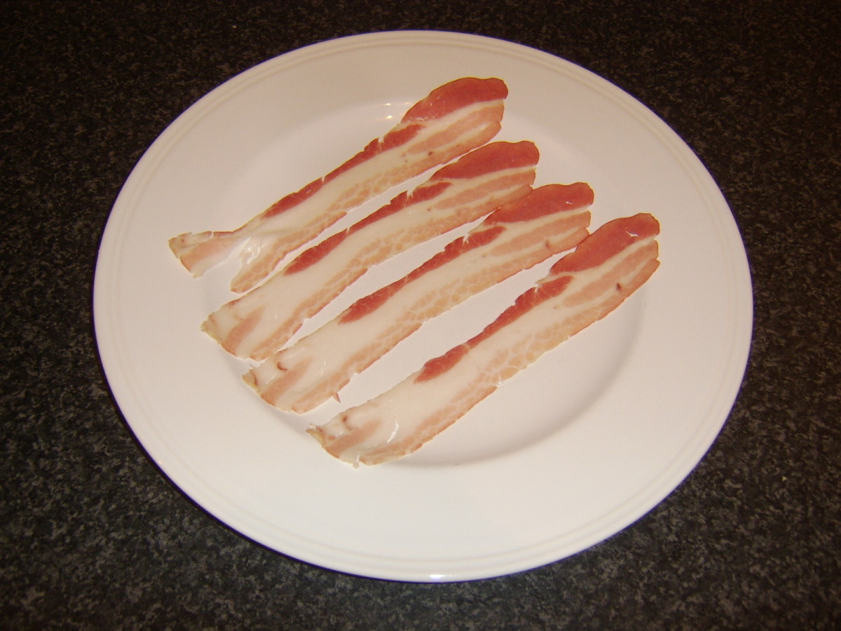 Pancetta is often referred to as Italian bacon and is cured slices of belly pork