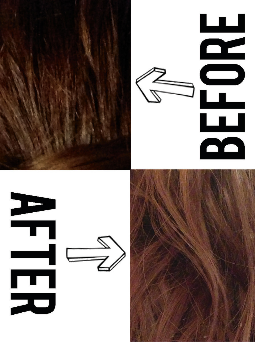 My Hair: Before and After (One Treatment)