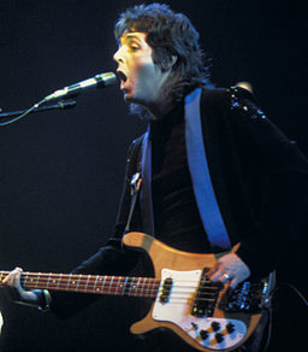 Sir Paul McCartney, one of the most famous bass players