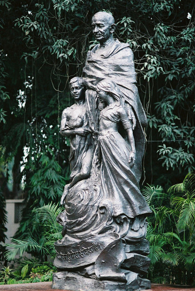 statues-of-mahatma-gandhi