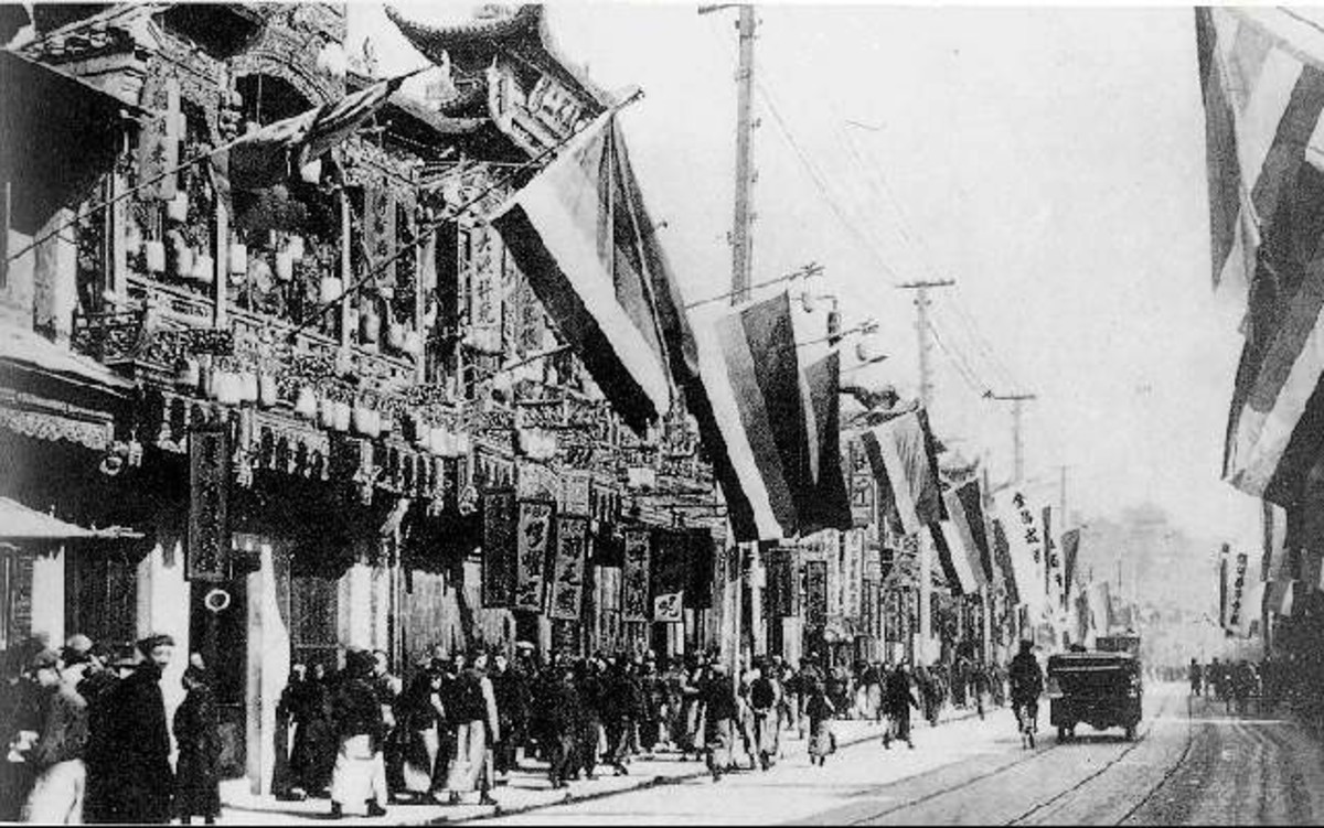 The Xinhai Revolution that led to the fall of the Qing Dynasty in 1912
