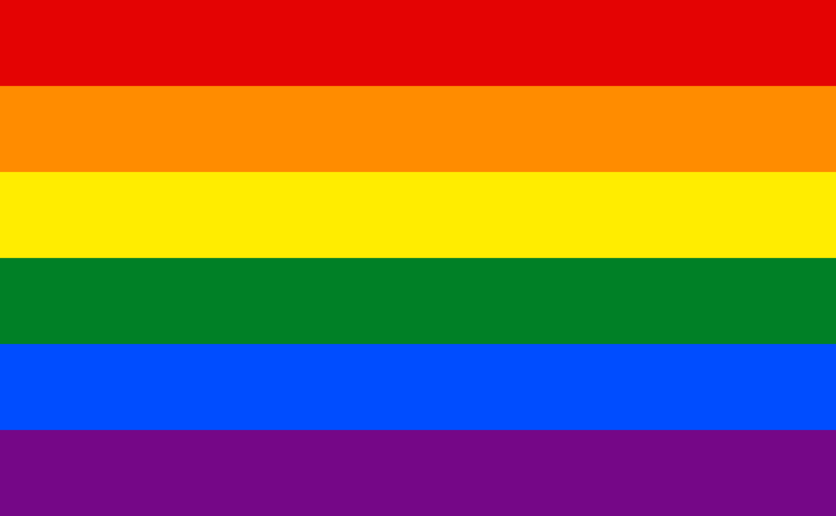 Gay and lesbian pride flag