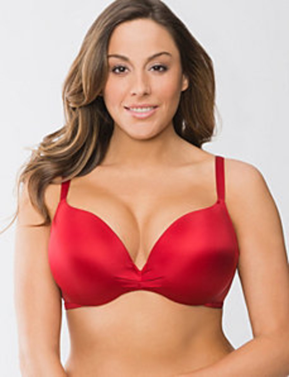 The best bra for my fuller cup size is the Cacique Plunge Bra, by Lane Bryant