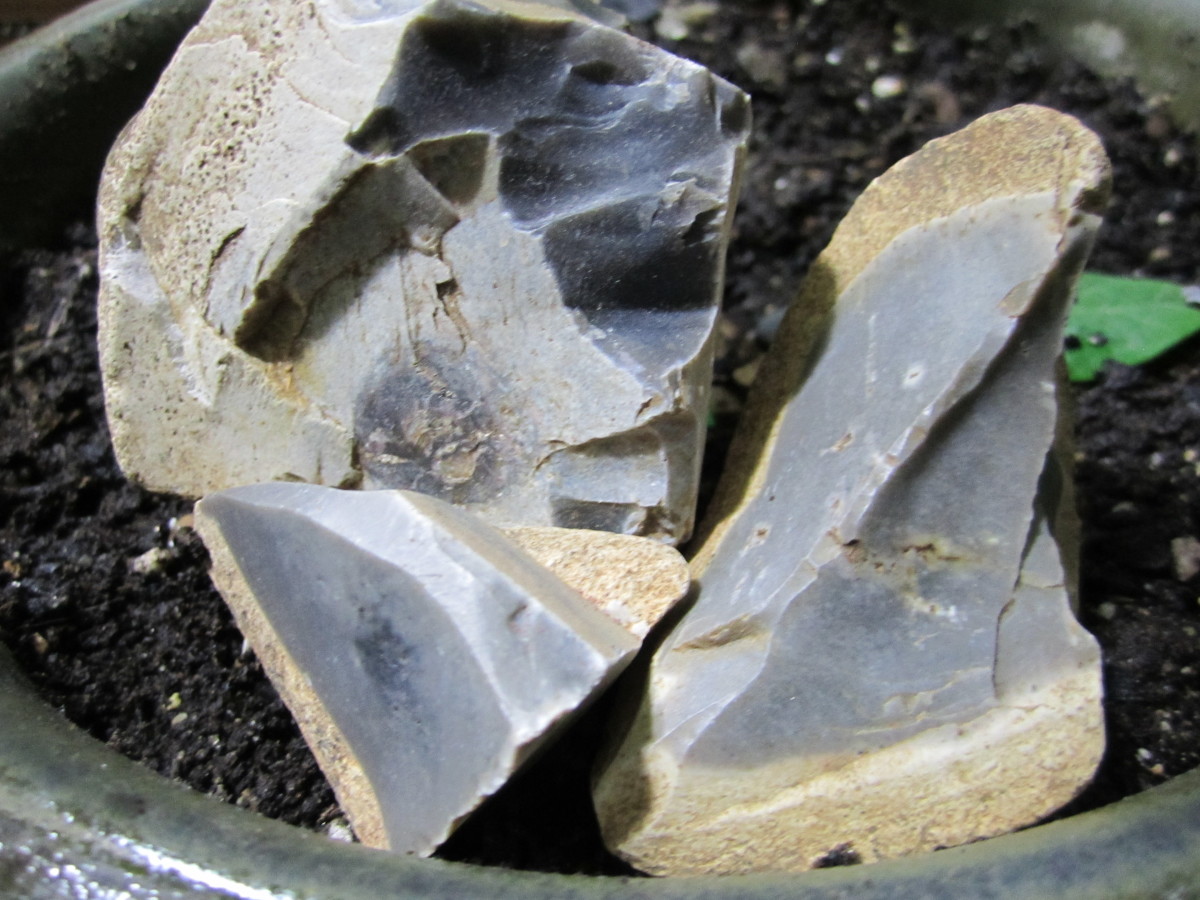 Flint, often used to make arrowheads.