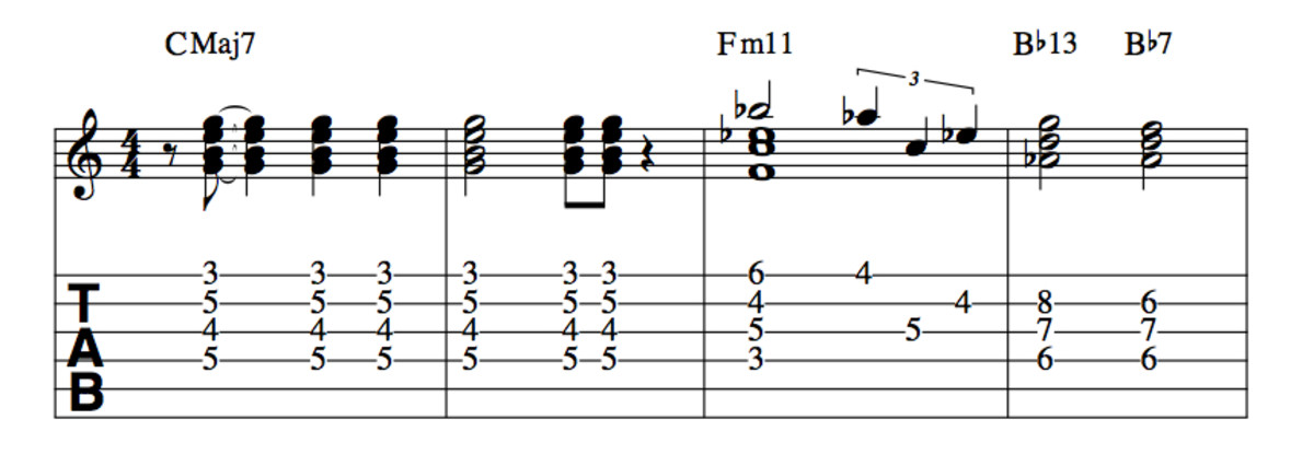 Lady Bird Chord Melody Part One