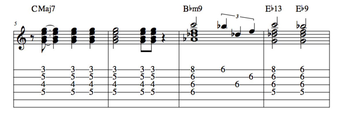 jazz-guitar-lesson-lady-bird-tadd-dameron-chord-melody