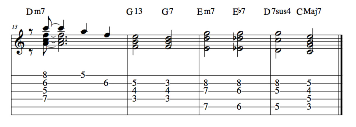 Lady Bird Chord Melody Part Four