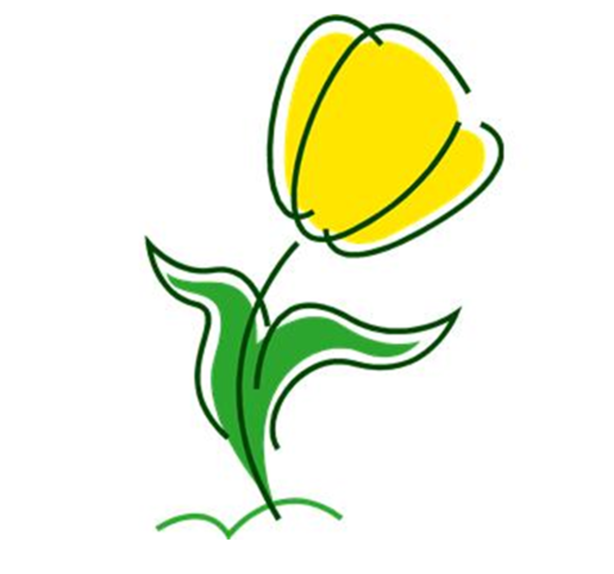 Yellow Tulip Clip Art