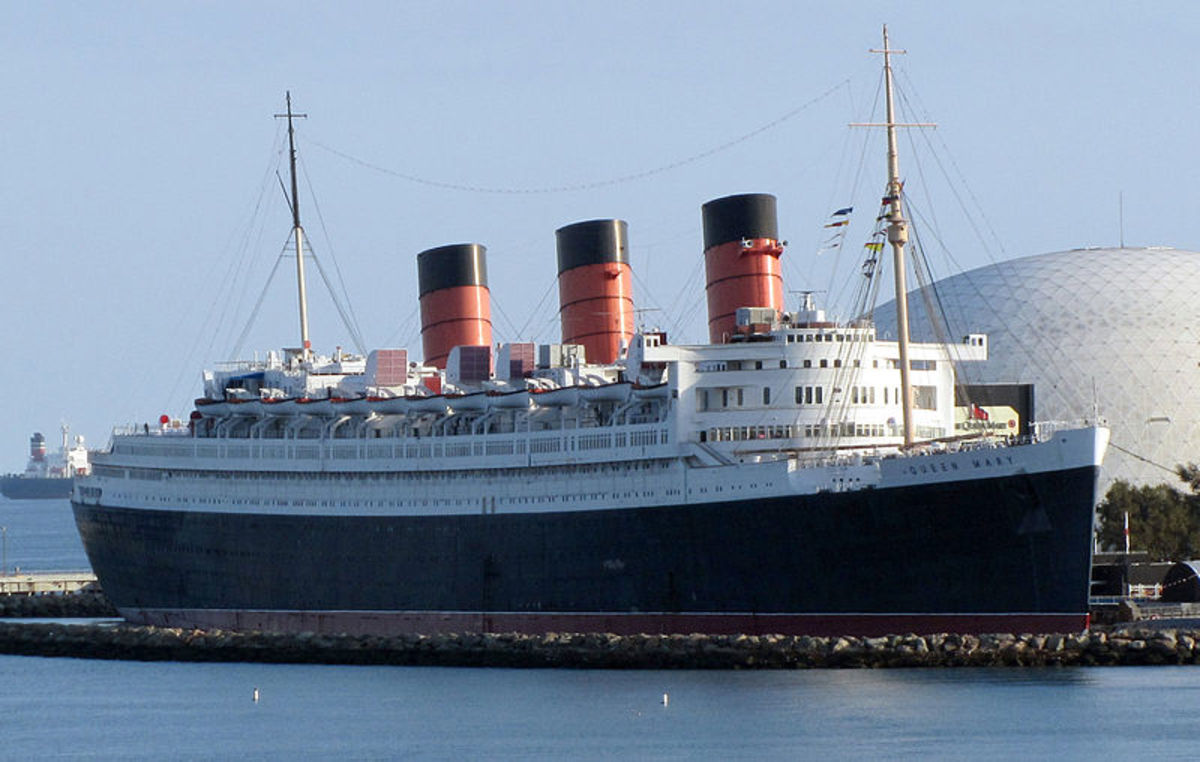 RMS Queen Mary at Long Beach, California