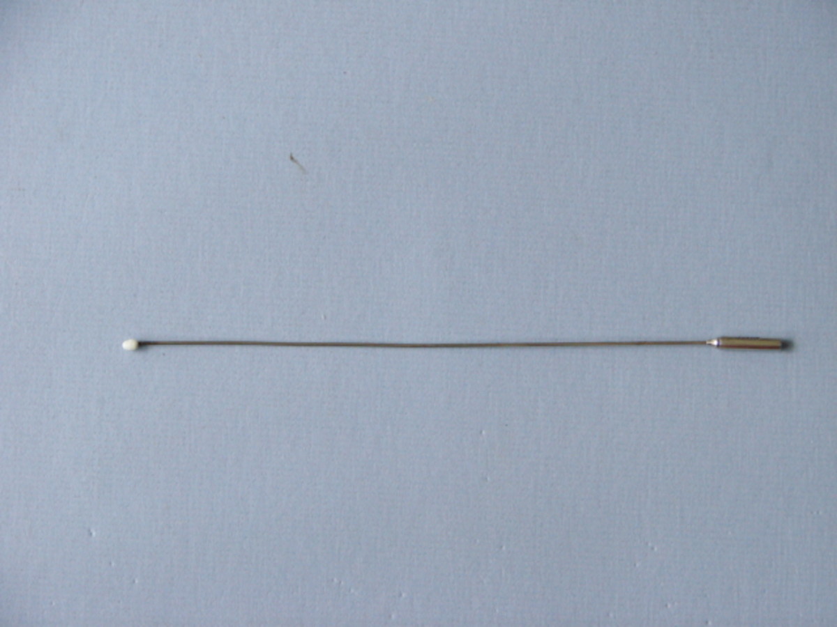 A bullet probe, which was slightly more safe than a surgeon's finger