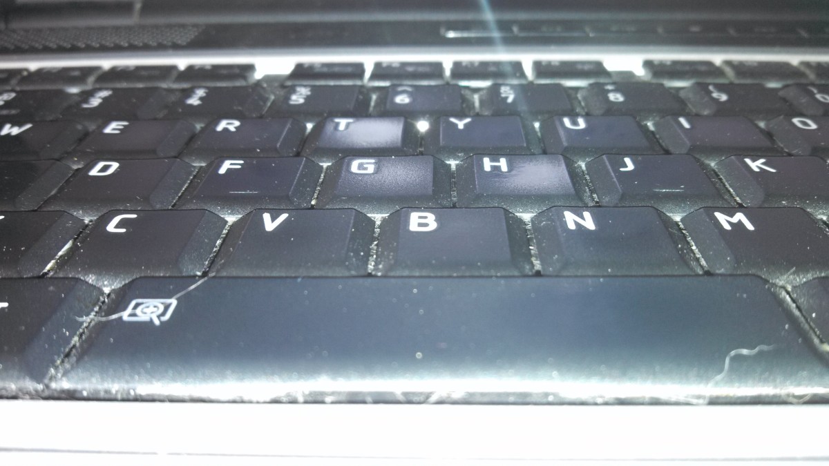 Broken Laptop Keyboard
