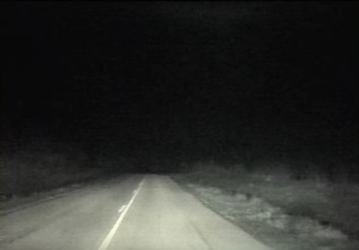 creepy road in an unknown location