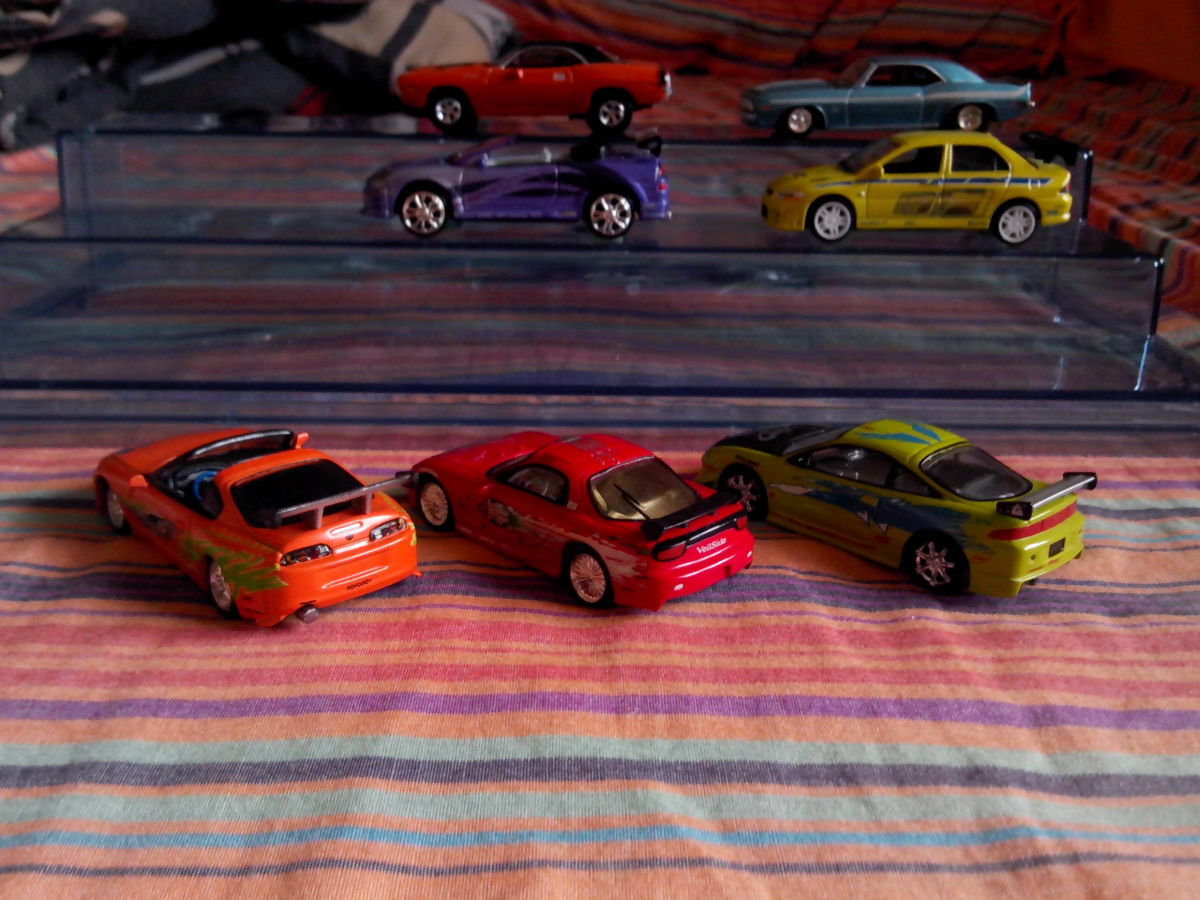 Main cars used by major characters of the franchise