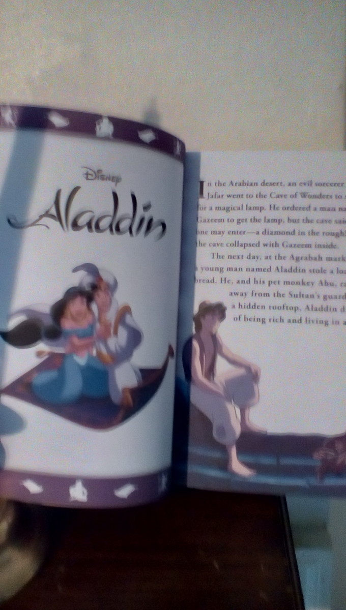 Ride along with Aladdin on the magic carpet