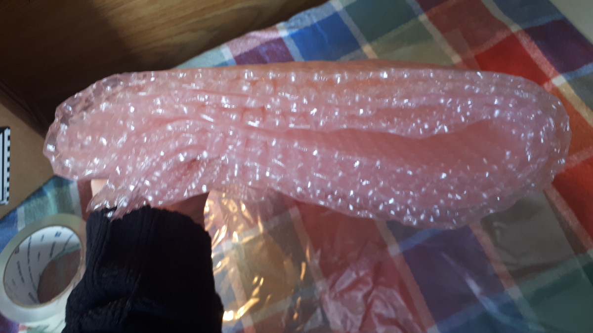 Now that's a lot of bubble wrap.