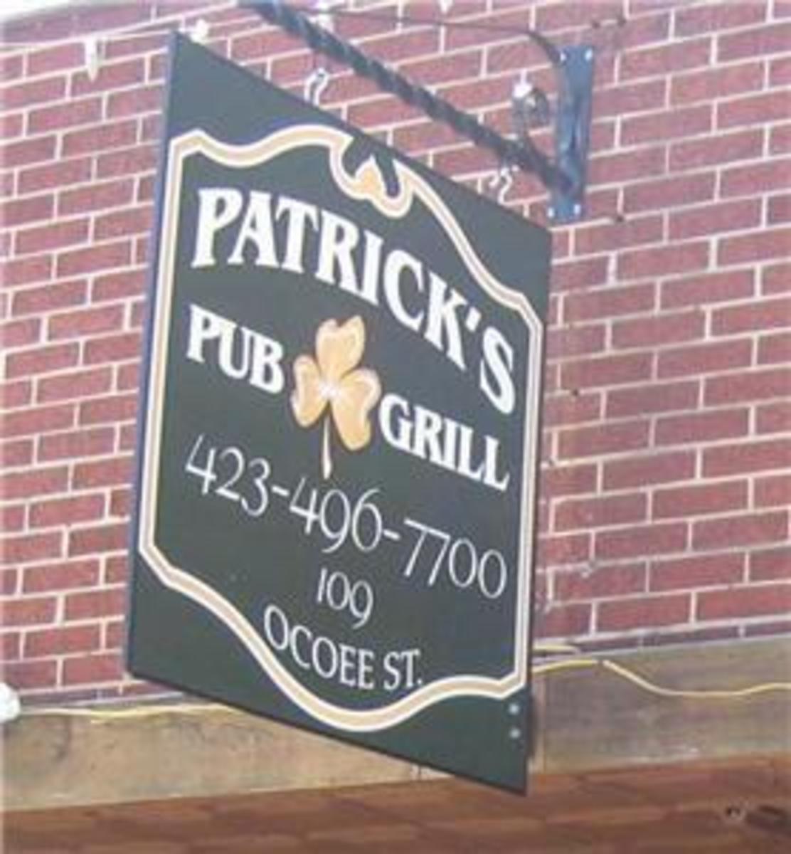 Partick's Pub & Grill, where you can practically be in two places at once!