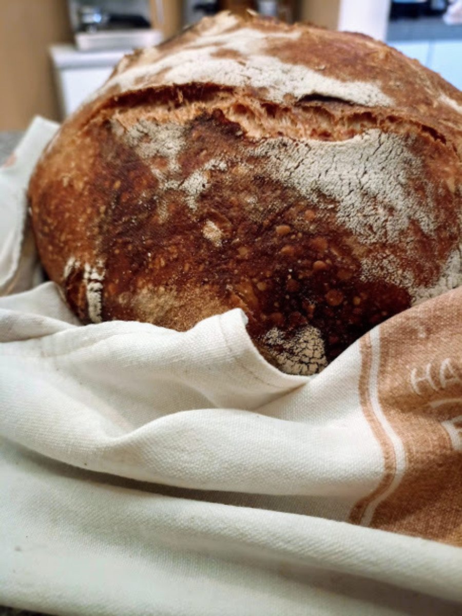 If you can make a good starter you can get a beautiful crusty loaf.