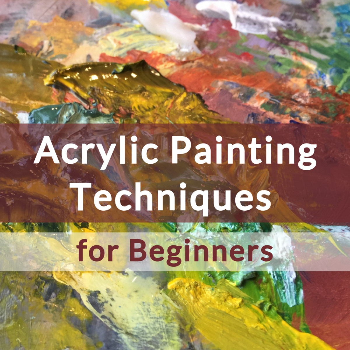 Acrylic paint has become the medium of choice for most beginner painters who enjoy its flexibility, durability, and easiness to correct mistakes.