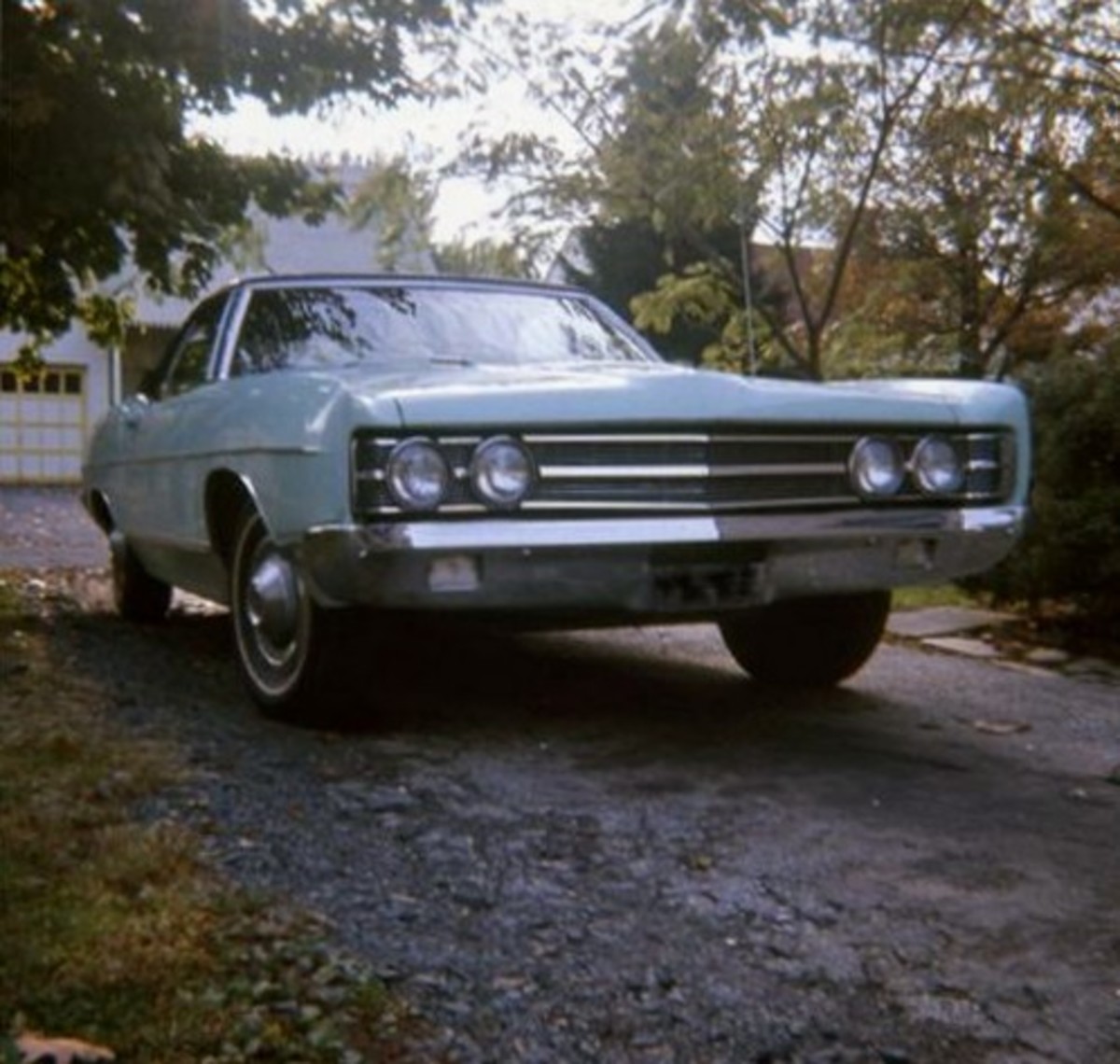 A 1969 Ford Galaxie which looks much as the old girl looked in her prime.