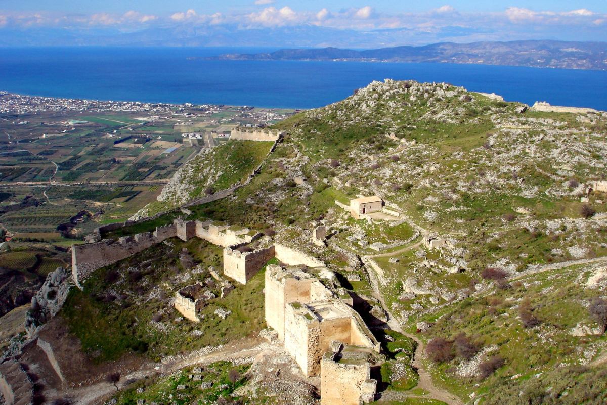 RUINS OF OLD CORINTH TODAY