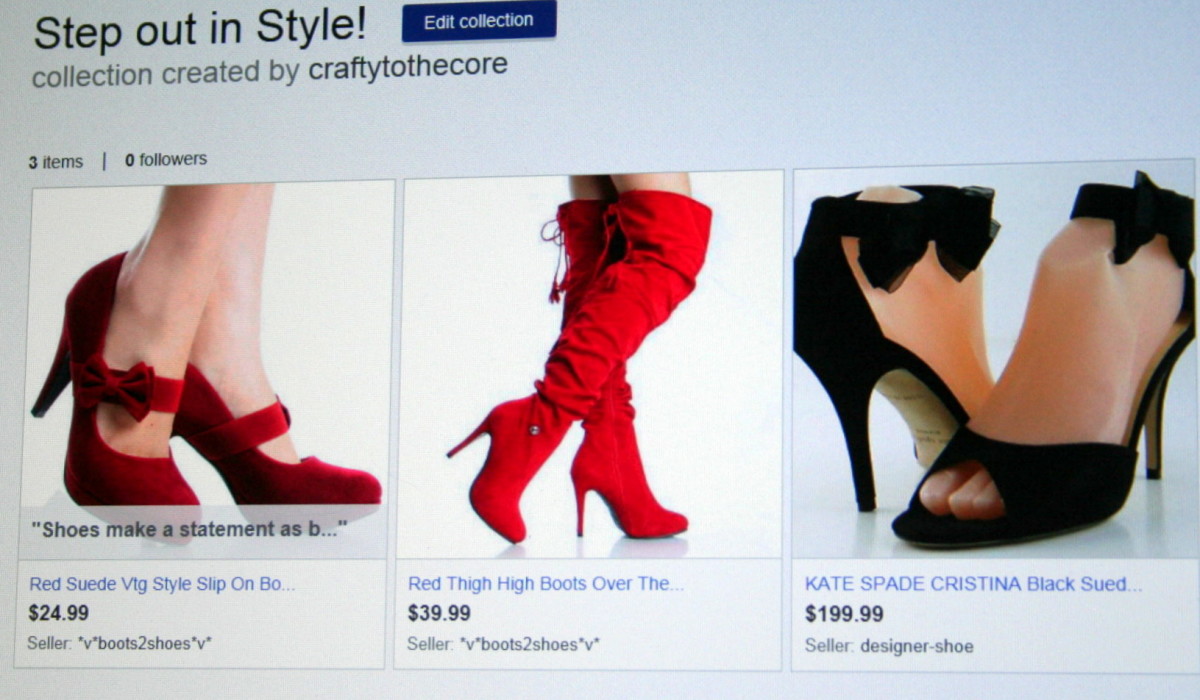 My shoe collection on eBay.