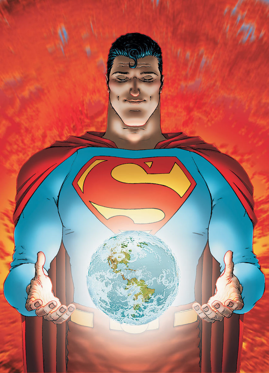 "All Star Superman" cover by Frank Quitely