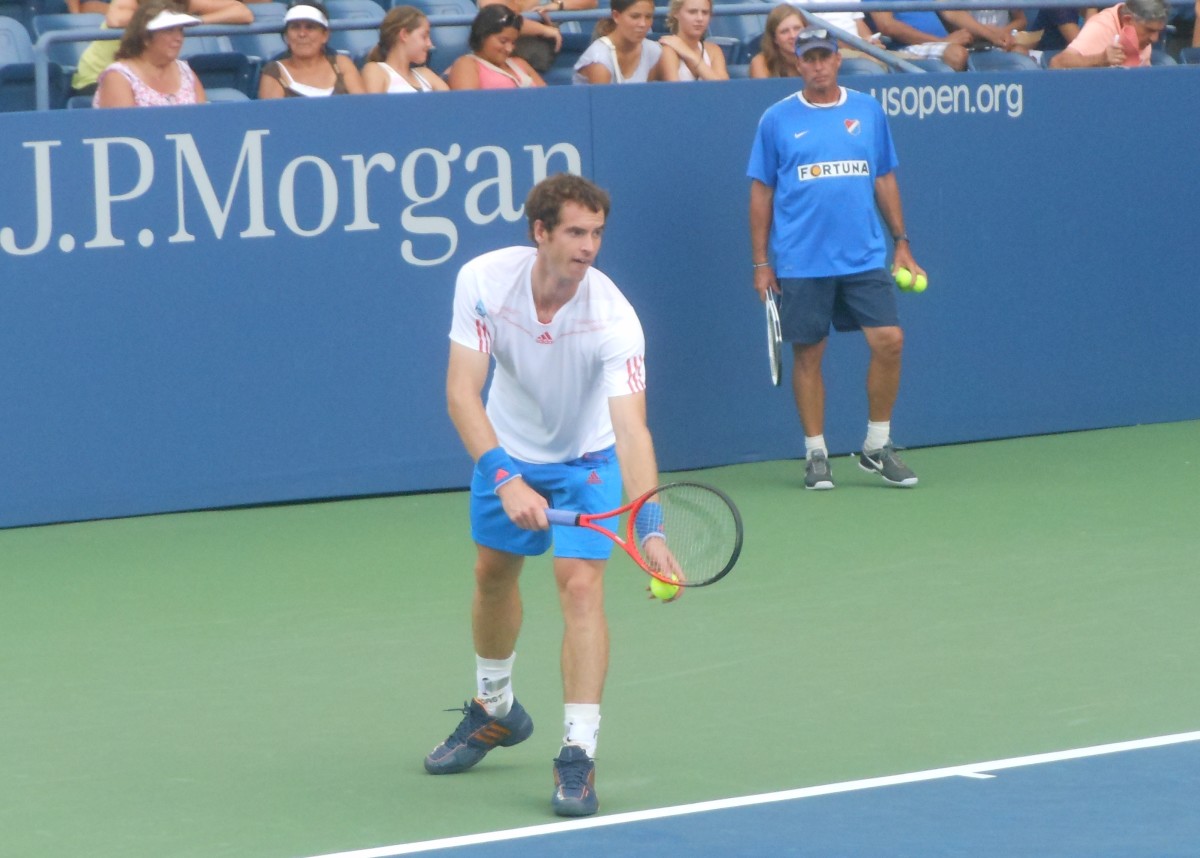 Andy Murray at the 2012 US Open.