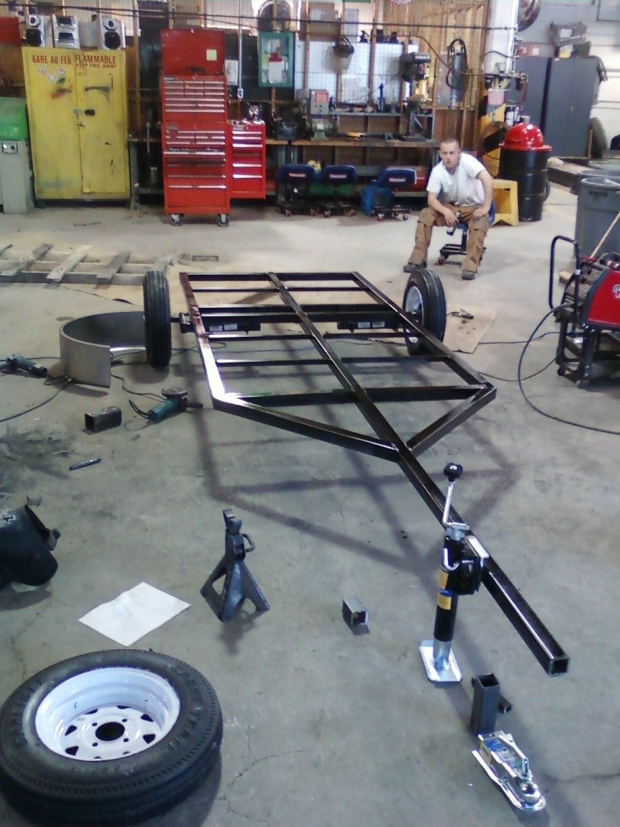 Primed and Painted frame