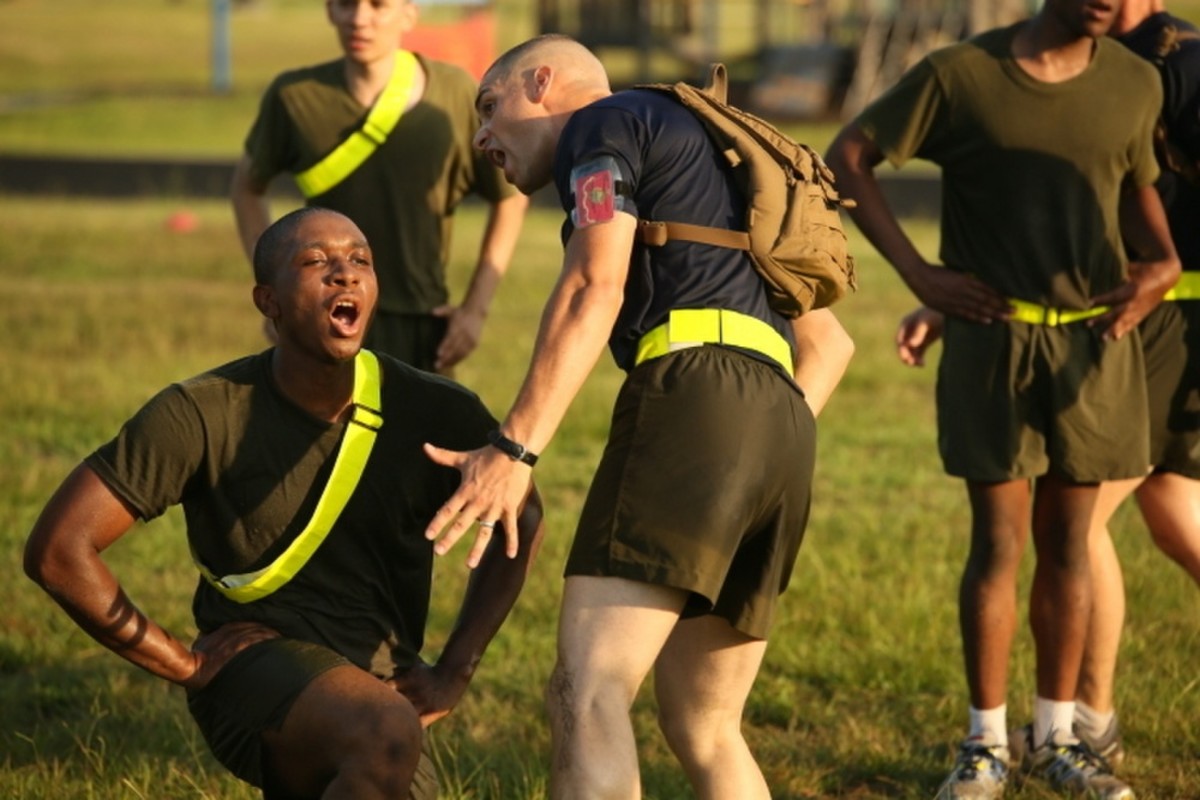 Recruits get a full dose of drill instructors and cross-training en route to strengthening their bodies and becoming U.S. Marines.