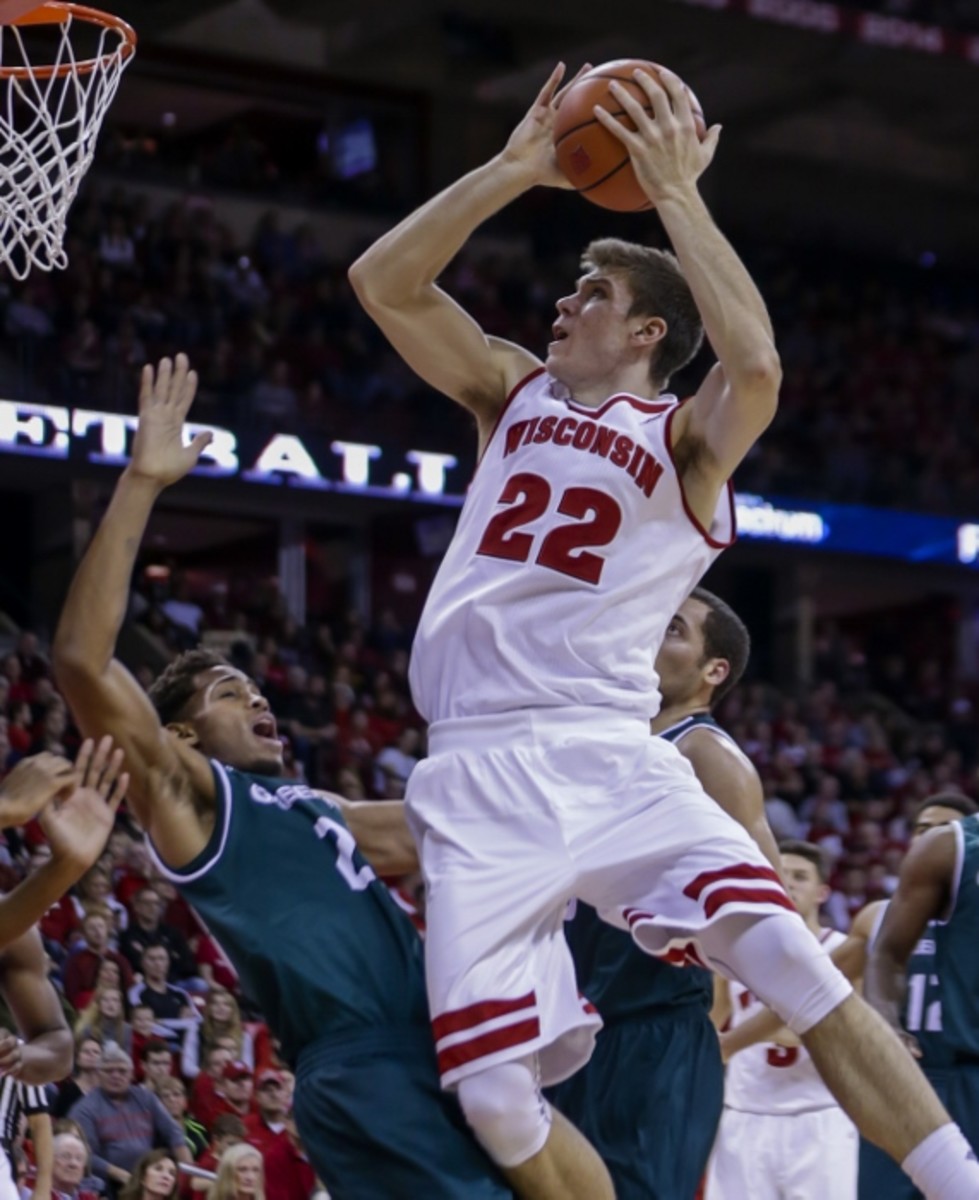 Ethan Happ's production as a redshirt freshman was crucial for Greg Gard's first year success.