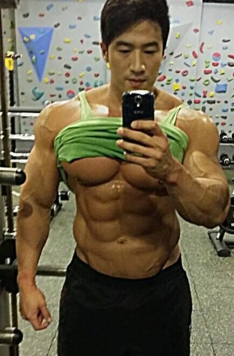 Korean bodybuilder young