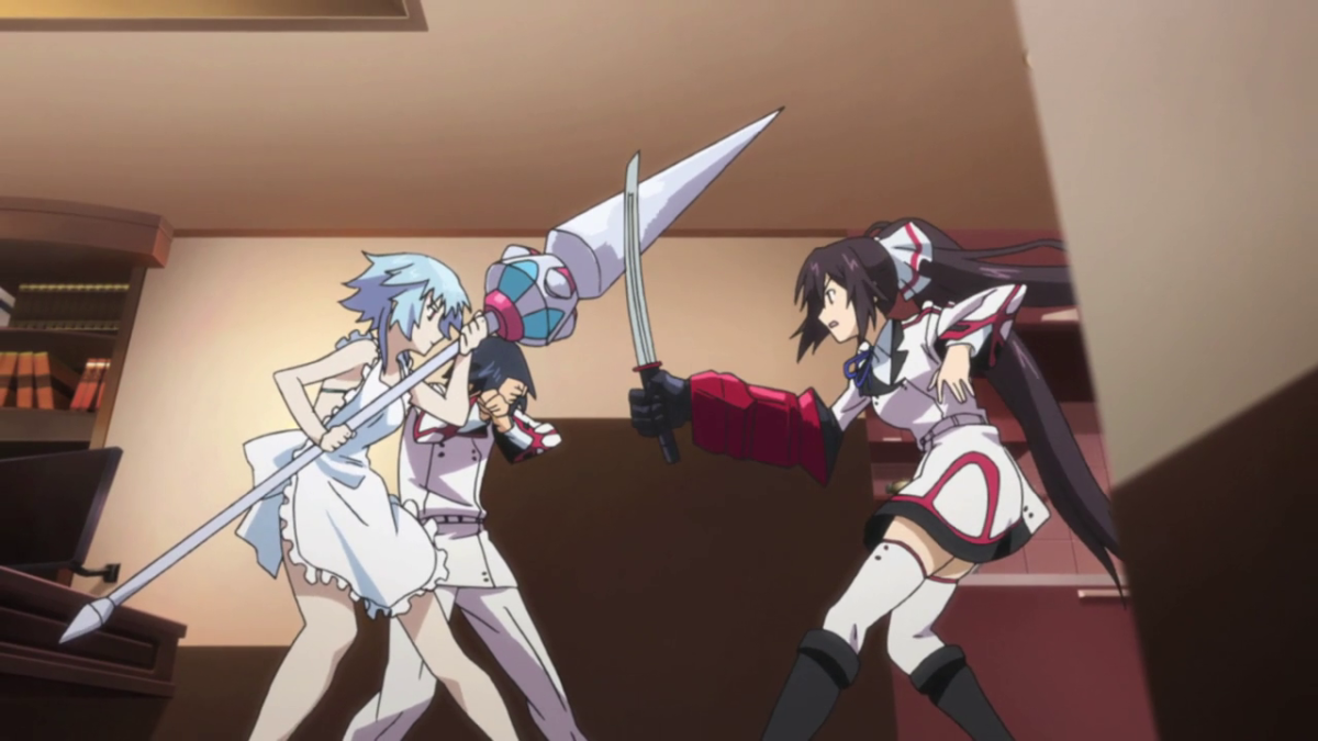 infinite stratos (is) can be piloted only by women. 