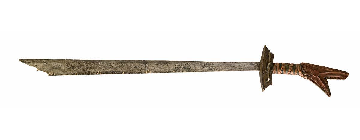 The Kampilan Sword, used by the warrior classes like the Maharlikas.