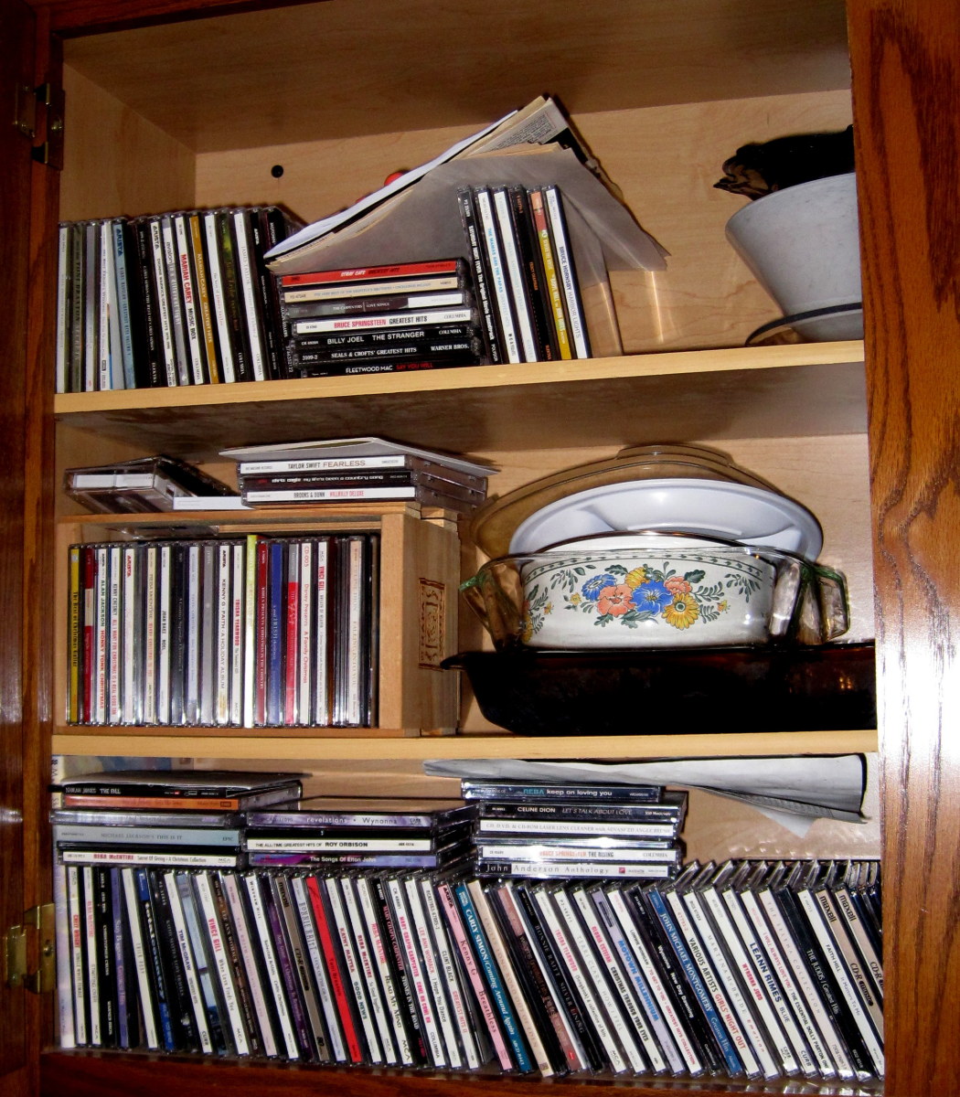 Part of my CD collection