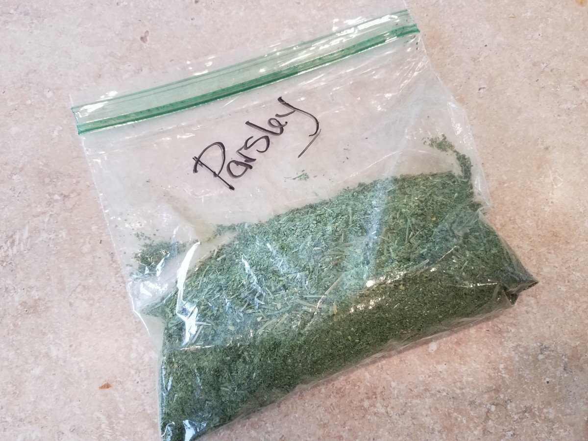 Making Your Own Dried Parsley at Home