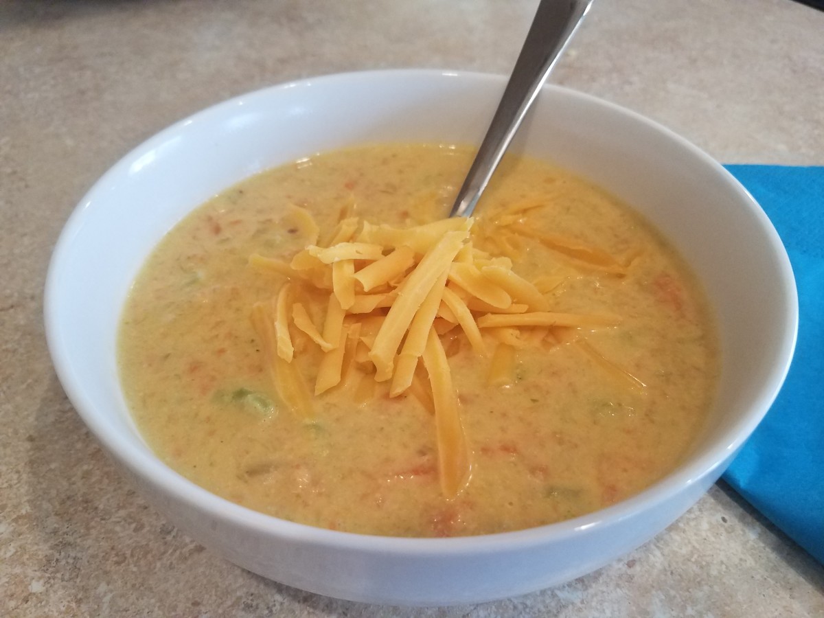 Homemade Clean Eating Broccoli and Cheese Soup