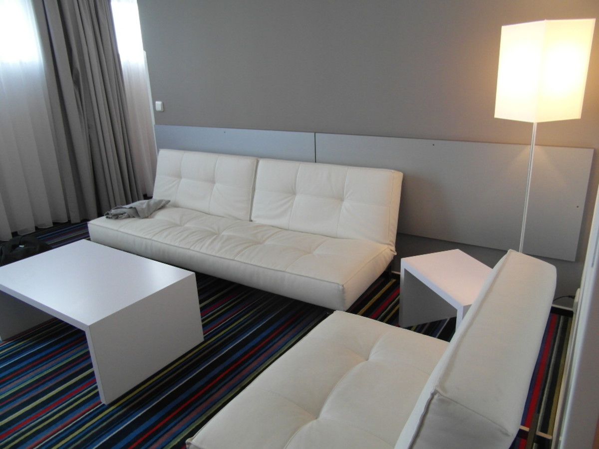The lounge area.