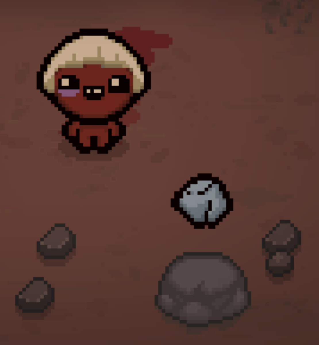 I got The Small Rock item after blowing up a tinted rock with a bomb.