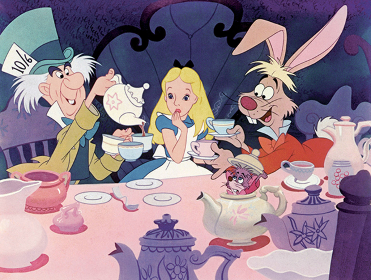 A still from Alice in Wonderland 1951 film produced by Disney