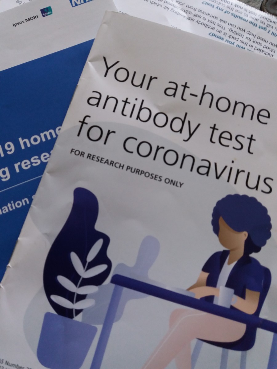 Antibodies kit booklet Photo Nell Rose #coronavirus