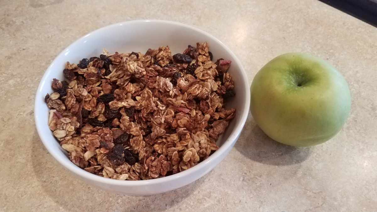 Homemade Apple Cinnamon Granola Delishably