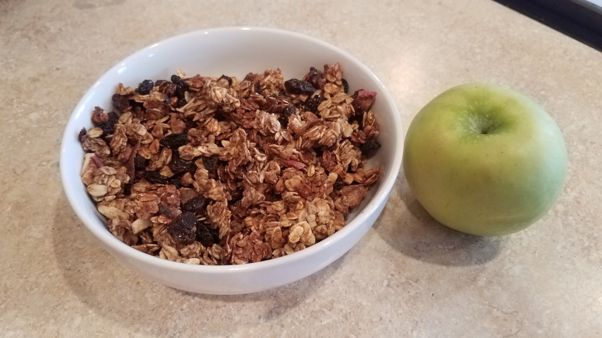 Homemade Apple Cinnamon Granola Delishably