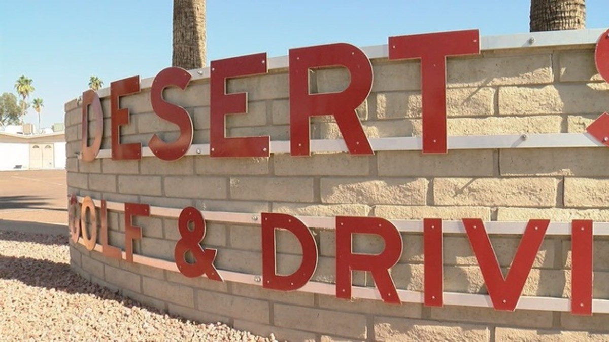 Desert Sands Mobile Homes on Sossoman and Baseline in Mesa, Arizona. Photo courtesy of KGUN TV.