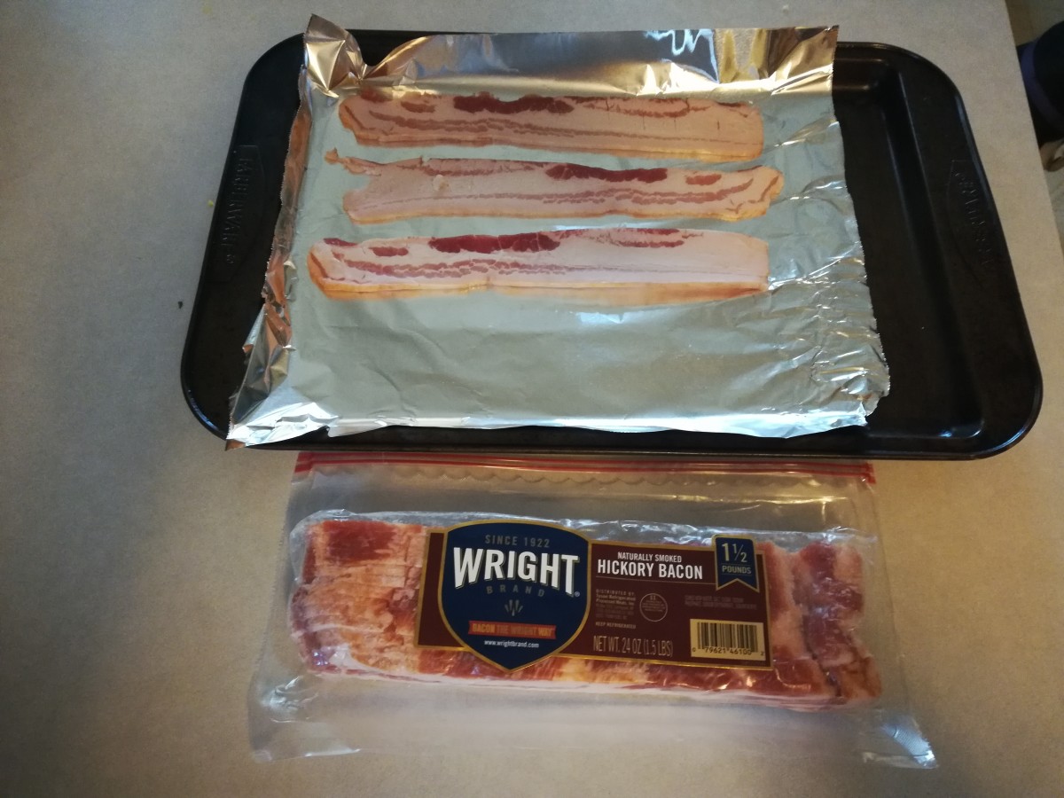 3 slices of thick-cut bacon