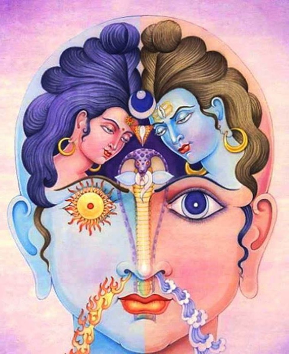 Union of Shiva with Shakti